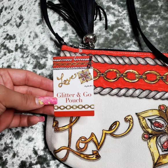 Brighton Crossbody Glitter & Go Chain Purse - Picture 3 of 6